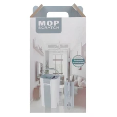 Швабра c телескопической ручкой в комплекте с ведром для отжима(объем-13л,L 1280мм,330х120мм)