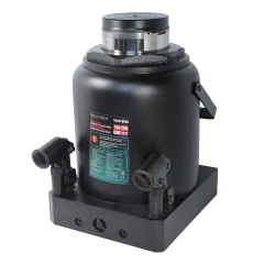 Домкрат бутылочный 100т+ дополнительный ремкомплект (высота подхвата - 335мм, высота подъема - 515мм, ход штока - 180мм)