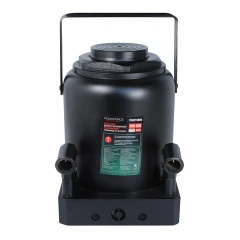 Домкрат бутылочный 100т+ дополнительный ремкомплект (высота подхвата - 335мм, высота подъема - 515мм, ход штока - 180мм)