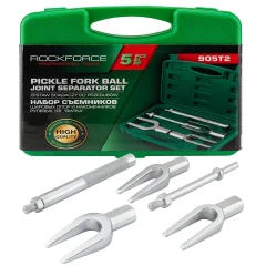 Набор съемников шаровых опор ''Вилка'', 5пр. (размеры зева: 17, 24.5, 27.5мм), в кейсе