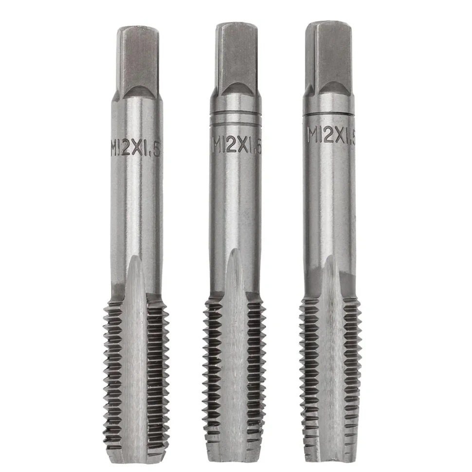 Метчик M12x1,5 (3шт),в пластиковом футляре