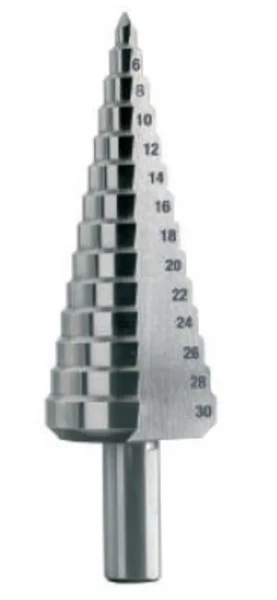 Сверло ступеньчатое HSS 6-36мм (d10mm, L80mm)