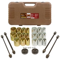 Набор инструментов для снятия и установки втулок, подшипников и сайлентблоков универсальный, 26пр. (М10, М12, М14, М16) в кейсе