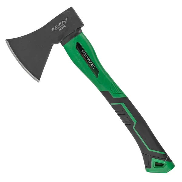 Топор с фиберглассовой ручкой и резиновой противоскользящей накладкой 600гр.