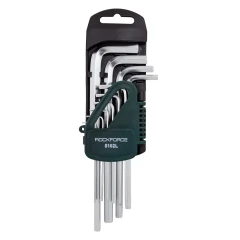 Набор ключей Г-образных 6-гранных длинных, 10пр.(1.27, 1.5, 2, 2.5, 3-6, 8, 10мм) в пластиковом держателе