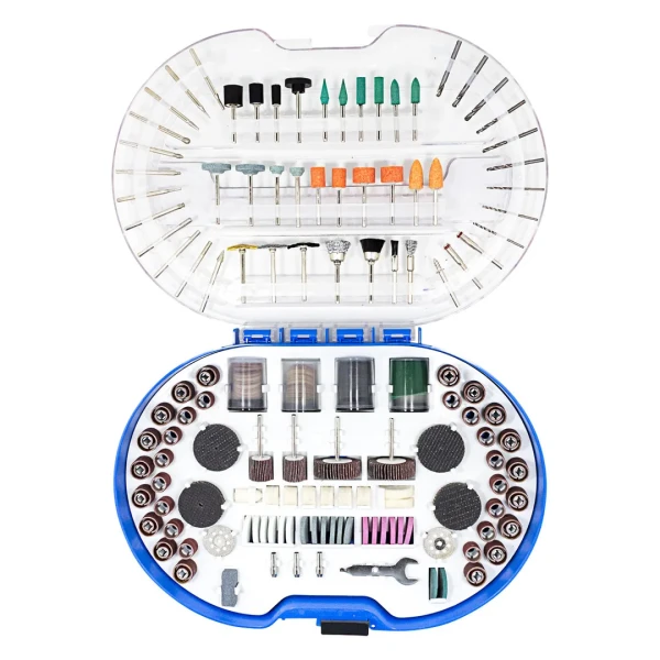 Набор аксессуаров для мини-дрелей, 276пр., в пластиковом кейсе
