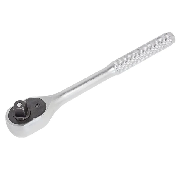 Трещотка реверсивная с накаткой 1/2''(24зуб., L-250мм)