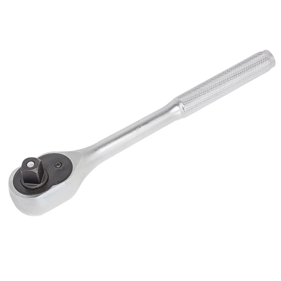 Трещотка реверсивная с накаткой 1/2''(24зуб., L-250мм)