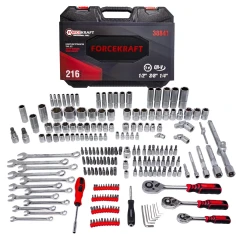 Набор инструментов 216пр. 1/4''3/8''1/2''(6гр, 12гр)