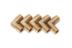 Соединитель угловой наруж.резьба 1/4''х1/4'', к-т 5шт.