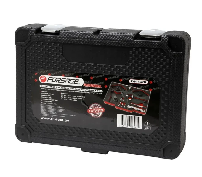 Набор фиксаторов для обслуживания двигателей группы Alfa Romeo Fiat Ford 12пр.(1.2 8V, 1.4 16V), в кейсе ''Pemium''