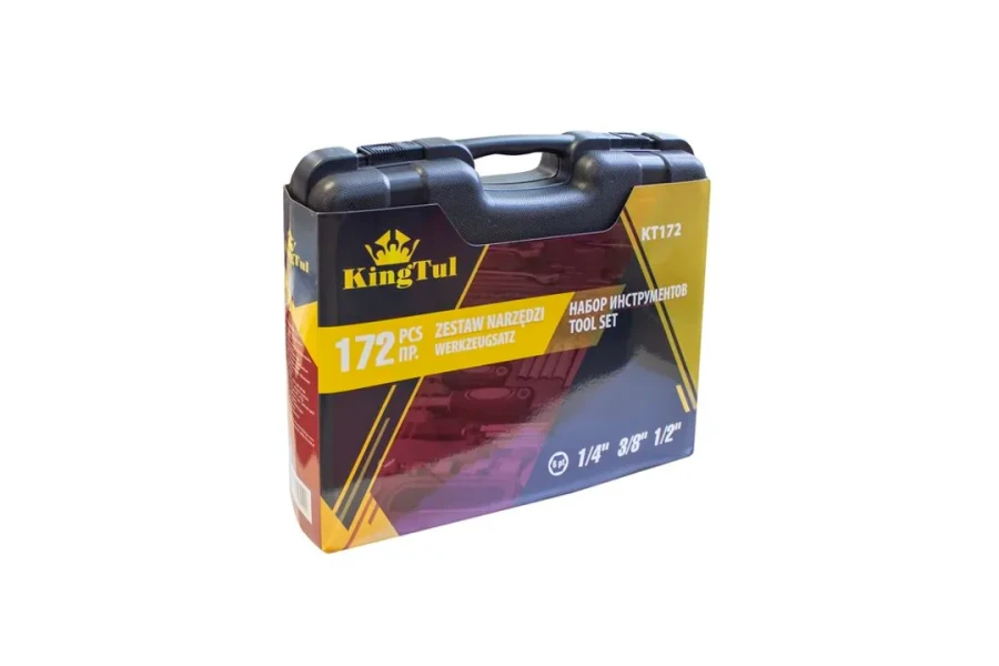 Набор инструментов 172пр. 1/2''& 3/8''& 1/4'' (4-32мм, 6гр.)