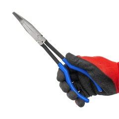 Щипцы изогнутые на 45град. с удлиненными рукоятками 285мм