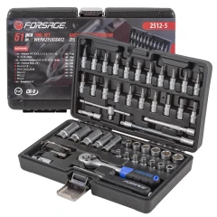 Набор инструментов 51пр. 1/4''(4-14мм, 6-гран.)