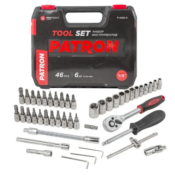 Набор инструментов 46пр. 1/4''(6гр.)