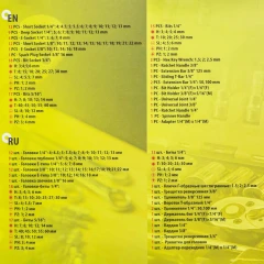 Набор инструментов 108 пр. 1/4'' 3/8''(6гр.)(4-22мм)