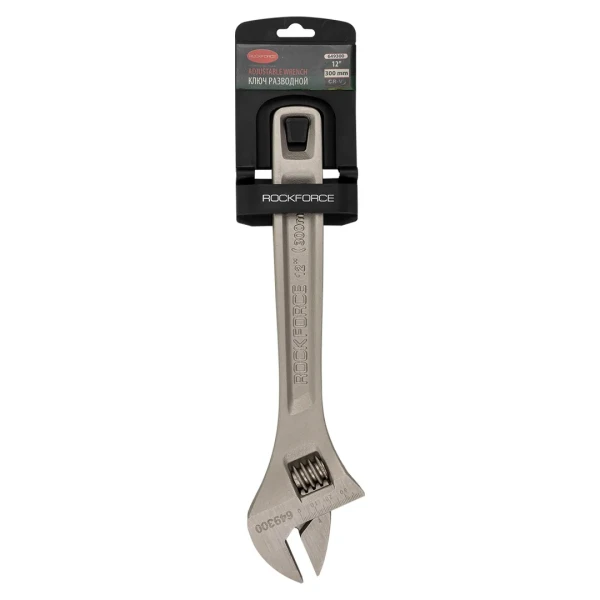 Ключ разводной Profi CRV 12''-300мм (захват 0-35мм), на пластиковом держателе