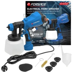 Краскопульт ручной электрический (230В, 400Вт, объем бачка 1л, макс.расход краски 800мл/мин)