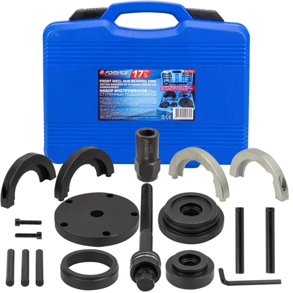 Набор инструментов для замены ступичных подшипников VW T5 (диаметр 85мм), в кейсе