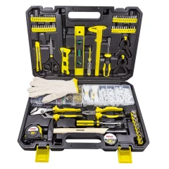 Набор инструментов 1200пр.1/4''6гр (5-13мм)(шарнирно-губцевый, отвертки,биты,расходник,рулетка,уровень,ножовка)