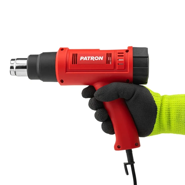 Фен промышленный электрический с насадками 2000Вт