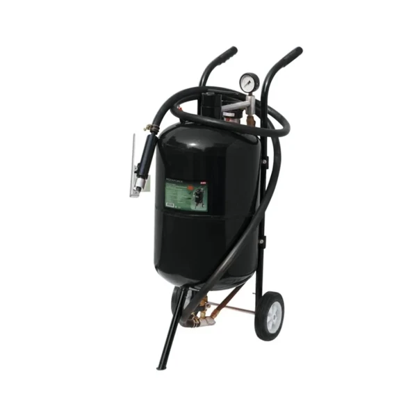 Передвижной пескоструйный аппарат напорного типа (бак 38л)