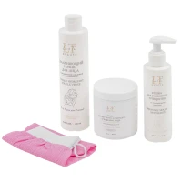 Набор косметики (ПЭДЫ.тоник для лица.пенка для умывания.перчатка-рукавица