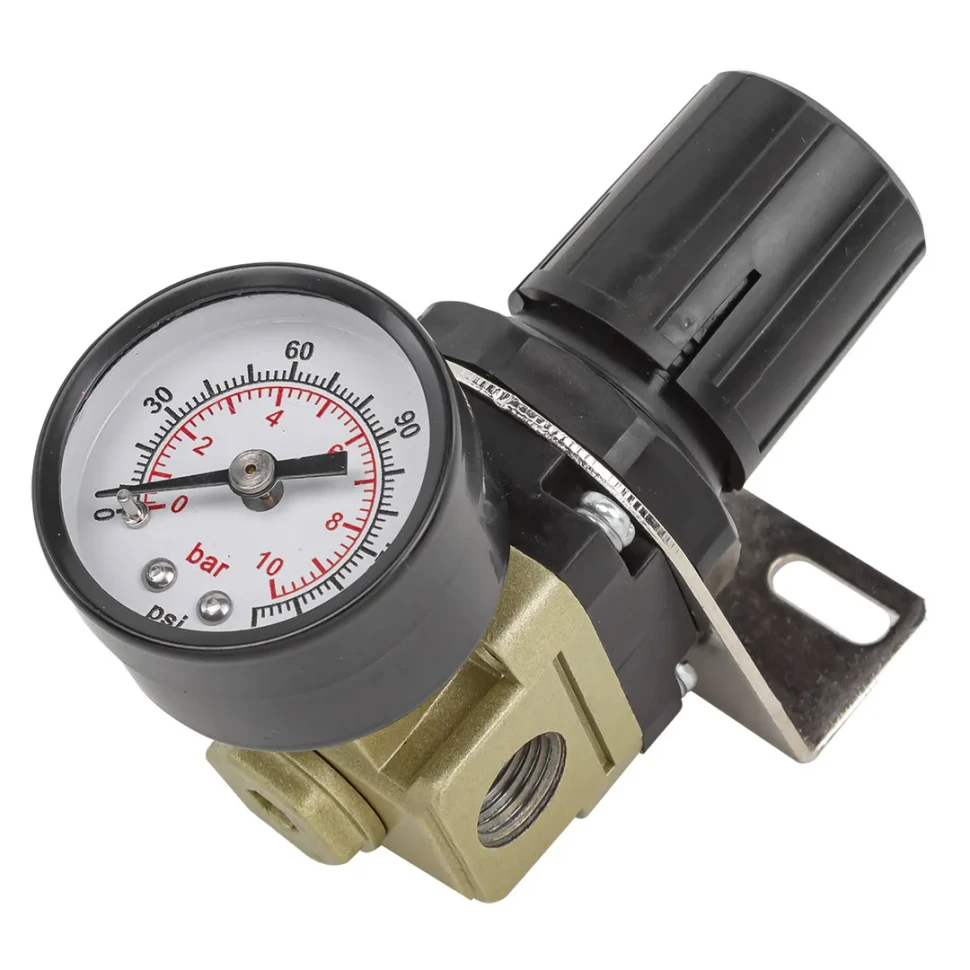 Регулятор давления воздуха 1/4''(0-10bar,раб. температура 5°-60°)