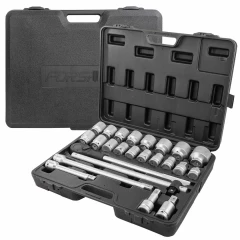 Набор инструментов 24пр. 3/4''(12гр.)(17,19,21,22,24,27,30,32,33,34,35,36,38,41,46,50), в кейсе