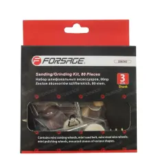 Набор аксессуаров для мини-дрелей, 80пр., в пластиковом кейсе