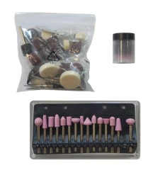 Набор аксессуаров для мини-дрелей, 80пр., в пластиковом кейсе