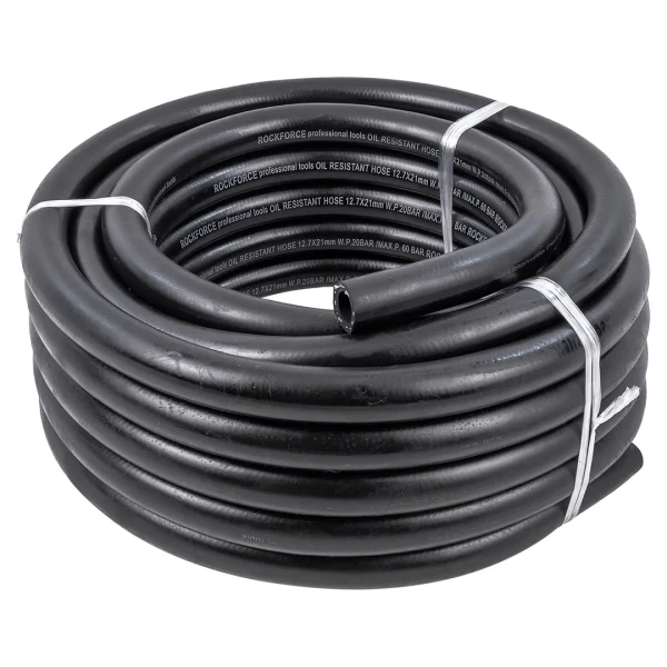 Шланг резиновый армированый бензо-маслостойкий 12.7х21ммх10м(повышенная гибкость и сопротивление к излому,раб.давл. 20bar,max 60bar,-30C°+70C°,DIN2001