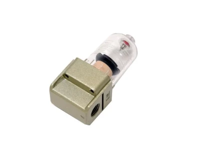 Фильтр для пневмосистемы 1/4''(пропускная способность 600 л/мин давление max 10 bar. температура воздуха 5 до 60С.5 Мк)