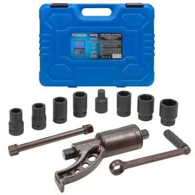 Гайковерт ручной с редуктором 1''(Головки-24мм,27мм,30мм,32мм,33мм,38мм,41мм,1''и адаптер 1'', длина-270мм, передаточное число 1:58, 4800 Н/м)