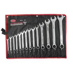 Набор ключей комбинированных 14пр. 6гр.(10, 12-19, 21, 24, 27, 30, 32мм), на полотне
