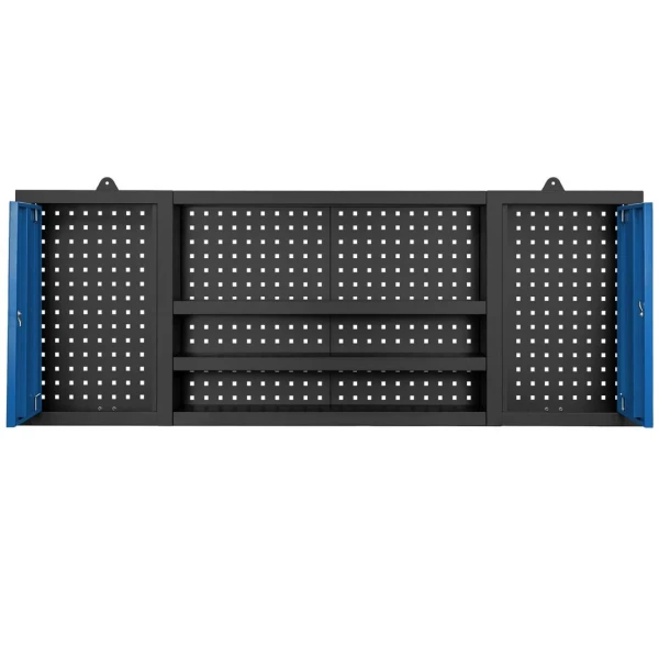 Комплект металлической гаражной мебели (тележка 2шт., модуль со шкафчиками, стол, шкаф) 2362х500х2050мм