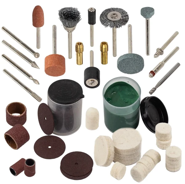 Набор аксессуаров для мини-дрелей, 71пр., в пластиковом кейсе