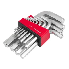 Набор ключей Г-образных 6-гранных, 13пр. (2, 2.5, 3-8, 10, 12, 14, 17, 19мм), в блистере