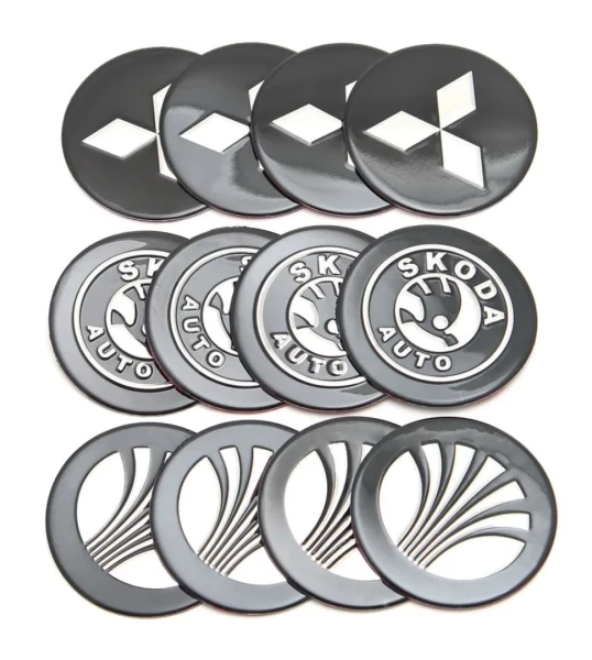 Наклейка на колпак 6см (MITSUBISHI) (к-т 4шт)