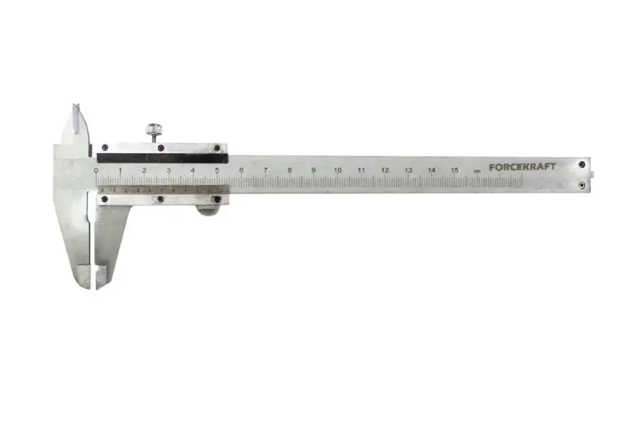 Штангенциркуль (0-150мм, 0.02мм, внутр. Ø, наруж. Ø + глубиномер), в пластиковом футляре