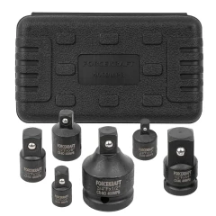 Набор адаптеров ударных, 6пр.(1/4''(F)x3/8''(M),3/8''(F)x1/4''(M),3/8''(F)x1/2''(M),1/2''(F)x3/8''(M),1/2''(F)x3/4''(M),3/4''(F)x1/2''(M)в кейсе