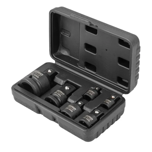 Набор адаптеров ударных, 6пр.(1/4''(F)x3/8''(M),3/8''(F)x1/4''(M),3/8''(F)x1/2''(M),1/2''(F)x3/8''(M),1/2''(F)x3/4''(M),3/4''(F)x1/2''(M)в кейсе