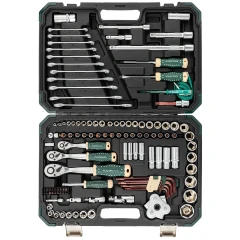 Набор инструментов 121пр. 1/4'', 1/2'',3/8''6гр.