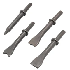 Набор зубил разнопрофильных 4пр.(круглая посадка ø10мм,L-125мм),в блистере