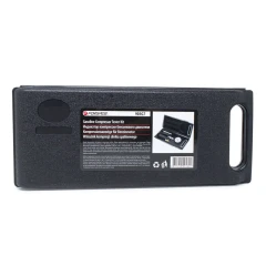 Индикатор компрессии бензинового двигателя Profi (0-21Bar, М14, М18 + жесткий прижимной адаптер-переходник) 3пр., в кейсе