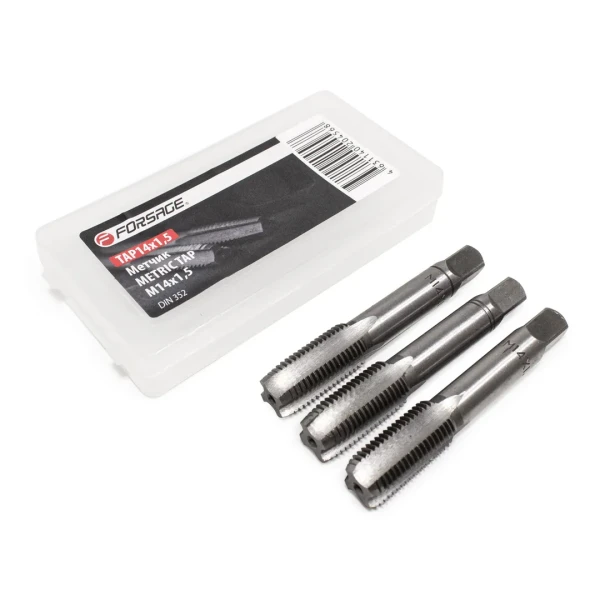 Метчик M14x1,5 (3шт),в пластиковом футляре