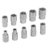 Набор головок 10пр., 1/4''(4-13мм),на пластиковом держателе