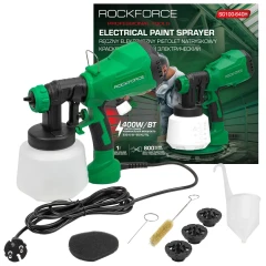 Краскопульт ручной электрический (230В, 400Вт, объем бачка 1л, макс.расход краски 800мл/мин)