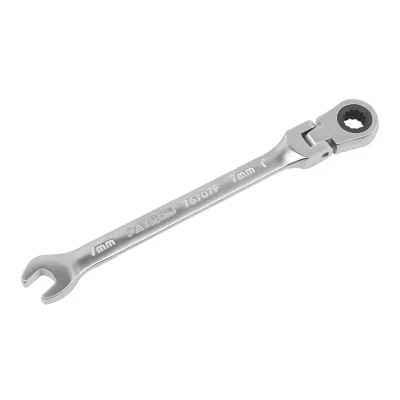 Ключ комбинированный трещоточный с шарниром 7мм