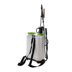 Опрыскиватель ручной пластиковый со шкалой заполнения и ремнем ''через плечо'',16л(15х50см,шланг 145см,пистолет 80см)